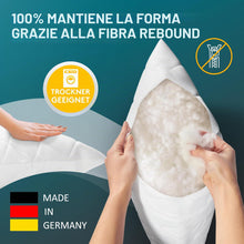 Carica l'immagine nel visualizzatore di Gallery, LILENO HOME Set di 2 imbottiture per cuscino, 60 x 60 cm - Cuscino interno lavabile a 95°C adatto per persone allergiche
