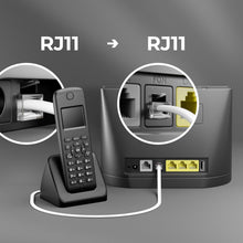 Carica l'immagine nel visualizzatore di Gallery, deleyCON 6m Linea Telefonica - RJ11 Cavo Modulare 6P4C Western - 2x Connettore RJ11 con Flat per Presa Telefono Modem Ro