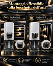 Carica l'immagine nel visualizzatore di Gallery, Profumatore Auto Elettrico per Bocchette Aria con 2 Profumi (Oceano &amp; Yuzu), 3 Livelli di Intensità, Accensione e Spegni