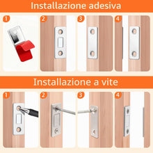 Carica l'immagine nel visualizzatore di Gallery, Calamite per Mobili Chiusura 6 Pezzi,Chiusura Magnetica,Calamite Potenti in Acciaio Laminato a Freddo, Ultra Sottile per