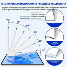 Carica l'immagine nel visualizzatore di Gallery, Penna per Tablet Penna Universale per Tablet Compatibile con iPhone/Samsung/Huawei/Xiaomi Penne per Schermi Touch con 4 