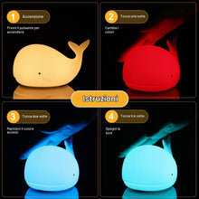 Carica l'immagine nel visualizzatore di Gallery, LOVERUIS Luce Notturna Bambini Kawaii Lampada Gatto Lampada Bambini Notturna Cameretta Bambina Ornamentale Regalo Bambin