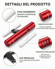 Carica l'immagine nel visualizzatore di Gallery, Set Profumatori Auto 2 Pezzi con 10 Astine, Diffusore Profumo Auto con Clip Ventilazione Regolabile, Neutralizza Odori a