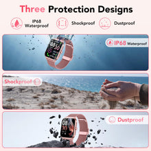 Carica l'immagine nel visualizzatore di Gallery, Smartwatch Donna,1.85"Orologio Smartwatch Chiamate Bluetoot 2 Cinturini