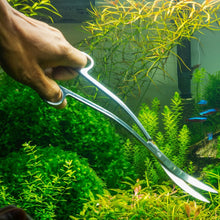 Carica l'immagine nel visualizzatore di Gallery, Forbici per Piante Acquatiche Acquario, Forbici per Acquario Curvo in Acciaio Inox (25 cm)