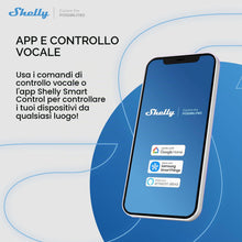 Carica l'immagine nel visualizzatore di Gallery, Shelly Plus 2PM interruttore Relè Wi-Fi a 2 canali, consente controllo di luci e interruttori o apertura e chiusura di t