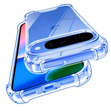 Carica l'immagine nel visualizzatore di Gallery, iVoler Cover Trasparente Anti Ingiallimento per Google Pixel 10/9 / Pixel 10 Pro/Pixel 9 Pro, [Antiurto di Grado Militar