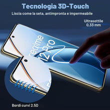 Carica l'immagine nel visualizzatore di Gallery, Aerku Pellicola Vetro Temperato per Realme 12 Pro/Realme 12 Pro Plus
