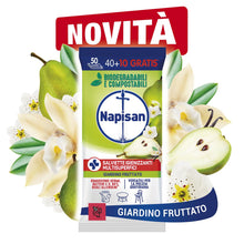 Carica l'immagine nel visualizzatore di Gallery, Napisan Salviette Igienizzanti Multisuperfici Giardino Fruttato, Confezione da 8 Pacchi da 50 Salviette Igienizzanti Bio