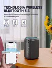 Carica l'immagine nel visualizzatore di Gallery, UOHHBOE Cassa Bluetooth Portatile 15W Potente IPX5 con Luci RGB
