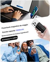 Carica l'immagine nel visualizzatore di Gallery, Azmuth Power Bank per MagSafe, 10000mAh Magneitco Powerbank per iPhone