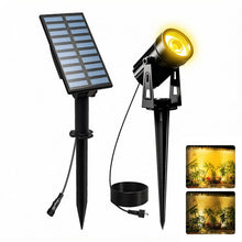 Carica l'immagine nel visualizzatore di Gallery, T-SUNUS Faretti Solari da Giardino, Luci Solari Esterno Giardino IP65 impermeabile 2 Livelli di Luminosità per auto ON/O