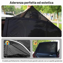 Carica l'immagine nel visualizzatore di Gallery, Tendine Parasole Auto Bambini, 2 Pezzi Parasole Finestrini Auto Piccola, Universale Tende Parasole Calza Finestrini Post