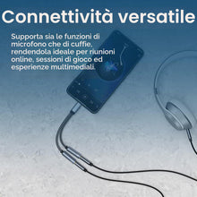 Carica l'immagine nel visualizzatore di Gallery, MMOBIEL Adattatore USB-C a 3.5mm Aux Audio Cuffie/Microfono Splitter 16 Bit