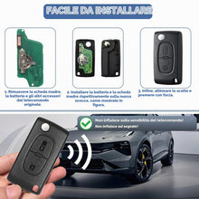 Carica l'immagine nel visualizzatore di Gallery, 2 Tasti Guscio per Chiave Auto CE0523 Compatibile con Peugeot 207 307 308 SW 3008 5008 Partner e Citroen C3 Picass C2 C4