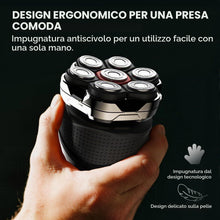 Carica l'immagine nel visualizzatore di Gallery, Rasoio Testa Calva Uomo -7D Rasoio Elettrico Barba - Capelli uomo Testa Impermeabile IPX7 Rasoio Elettrico Fluttuante Im