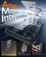 Carica l'immagine nel visualizzatore di Gallery, TOCOL Cover Magnetica per iPhone 17 6,3 Pollic, Compatibile con MagSafe, Anello Magnetico Incorporato, Protezione Fotoca
