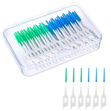 Carica l'immagine nel visualizzatore di Gallery, 200 Pezzi Scovolini dentali, Scovolino Interdentale Silicone