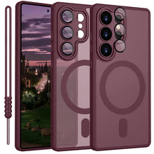 Carica l'immagine nel visualizzatore di Gallery, YUANDMI Per Samsung Galaxy S24 Ultra Custodia compatibile con MagSafe, Custodia per Samsung Galaxy S24 Ultra Magnetica O