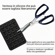 Carica l'immagine nel visualizzatore di Gallery, 4 Pezzi Supporto Cellulare A Ventouse In Silicone Antiscivolo, Con Retro Adesivo, Compatibile Con Tutti I Modelli Di Sma