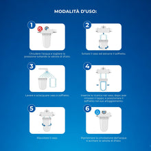 Carica l'immagine nel visualizzatore di Gallery, Vigormat Ricariche di Polifosfati Universali per Dosatore Caldaia - Cartucce Anticalcare Anticorrosive per Filtro Acqua,