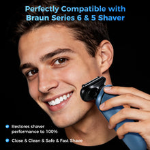 Carica l'immagine nel visualizzatore di Gallery, Testina di Rasatura 53B Compatibili con Braun Serie 5 e 6, Uomo Testine Rasoio Elettrico Barba Accessori Ricambio Recupe