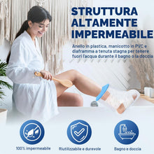 Carica l'immagine nel visualizzatore di Gallery, Leikedun Copertura Impermeabile Gamba, Protezione Doccia Gamba per Adulto