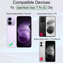 Carica l'immagine nel visualizzatore di Gallery, Ibywind Vetro Temperato per Xiaomi Redmi Note 17 Pro 5G,2 Pezzi Durezza 9H PellicolaProtettiva con Protezione Fotocamera