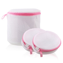 Carica l'immagine nel visualizzatore di Gallery, Flintronic Borse per Bucato con Zip e Rete, 3pz(Rosa)