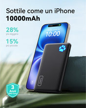 Carica l'immagine nel visualizzatore di Gallery, INIU Power Bank, Ultra Sottile 3A Ricarica Rapida 10000mA Powerbank