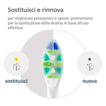 Carica l'immagine nel visualizzatore di Gallery, Philips Sonicare InterCare - Testine di ricambio originali per spazzolino elettrico, bianco, confezione da 4, HX9004/87