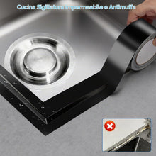 Carica l'immagine nel visualizzatore di Gallery, VINATO Nastro Adesivo Alluminio Nero, 5cm x 20m, Autoadesivo HVAC Auto DIY