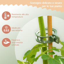 Carica l'immagine nel visualizzatore di Gallery, Tucano Clip di Supporto per Piante – Supporti riutilizzabili per pomodori e Piante rampicanti – Fissaggio Flessibile (Ga