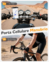 Carica l'immagine nel visualizzatore di Gallery, Porta Cellulare Moto, Dumper Antivibrazioni &amp; 1S Blocco