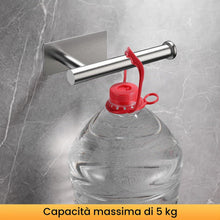 Carica l'immagine nel visualizzatore di Gallery, Ibergrif Porta carta igienica adesivo in acciaio inox