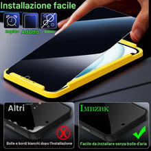 Carica l'immagine nel visualizzatore di Gallery, IMBZBK 3 Pezzi Vetro Temperato per iPhone 15 Pellicola Privacy Accessori AntiSpy Protettivo 3 Pezzi Cover Protezione Pel