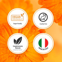 Carica l'immagine nel visualizzatore di Gallery, Crema alla Calendula 88% - 100ml - Indicata per Ustioni, Scottature, Irritazioni, Prurito e per Dermatiti - Perfetta per