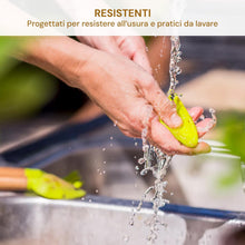 Carica l'immagine nel visualizzatore di Gallery, Set 3 Attrezzi da Giardino - Set Comprende Pala, Zappa e Rastrello Ideali per Coltivare Piante, Fiori e Erbe Aromatiche in Giardino, Terrazzo o Balcone - Realizzati in Materiali Resistenti