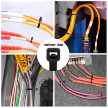 Carica l'immagine nel visualizzatore di Gallery, Fascette Elettricista,Fascette Plastica Diverse Taglie,Fascette in Nylon Premium, Fascette in Plastica Multiuso per Casa