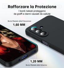 Carica l'immagine nel visualizzatore di Gallery, LeYi Cover per Samsung Galaxy A17/A18 4G/5G con 2 Vetro Temperato(Nero)