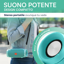 Carica l'immagine nel visualizzatore di Gallery, tempo di saldi Cassa Bluetooth Portatile Ricaricabile USB con Microfono Integrato, Mini Cassa Audio Speaker Bluetooth Im