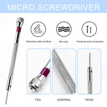 Carica l'immagine nel visualizzatore di Gallery, Diompirux 500 Pezzi Micro Viti con Cacciavite, Set di Mini Viti Autofilettanti, con Testa a Croce Tonda, 18 taglie di vi