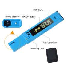 Carica l'immagine nel visualizzatore di Gallery, Misuratore PH TDS EC e Temperatura 4 in 1, qualità dell'Acqua (ATC) per Acqua Potabile/Piscina/Acquario/Piscina, Disposi