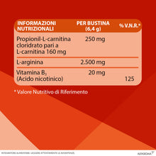 Carica l'immagine nel visualizzatore di Gallery, Integratore Alimentare a base di L-Arginina, Propionil-L-Carnitina e Vitamina B3 - Senza conservanti, con edulcoranti, c