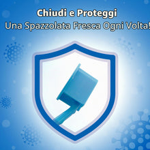 Carica l'immagine nel visualizzatore di Gallery, Spazzolino da denti Mickey Mouse con cappuccio di protezione, ventosa, manico comodo e setole morbide per bambini