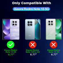 Carica l'immagine nel visualizzatore di Gallery, Yohii Cover per Xiaomi Redmi Note 15 4G / 5G / Poco M8 5G, [Protezione Fotocamera] Custodia Antiurto Chiaro, TPU Morbido