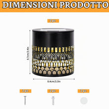 Carica l'immagine nel visualizzatore di Gallery, Lampada Solare da Esterno,2 Pezzi LED Mandala Lanterna