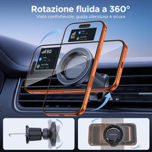 Carica l'immagine nel visualizzatore di Gallery, Miracase Porta Cellulare Auto per Magsafe con Doppio Gancio in Metallo