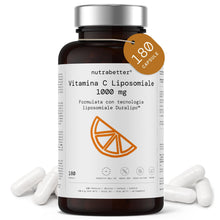 Carica l'immagine nel visualizzatore di Gallery, Vitamina C Liposomiale 1000 mg | 180 Capsule Vegane - Fornitura di 3 Mesi - Vitamina C 1000mg | Contribuisce alla Normal