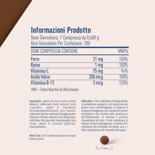 Carica l'immagine nel visualizzatore di Gallery, LongLife® Iron complex | 4 sali di ferro ad alta biodisponibilità | Con vitamina C e B12, acido folico e rame | Oltre 3 